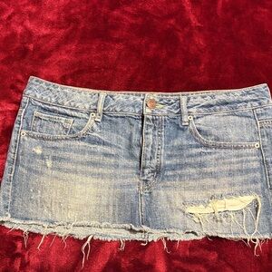 American Eagle vintage denim Mini Skirt